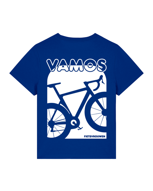 VAMOS - T-shirt - Blauw | OP VOORRAAD