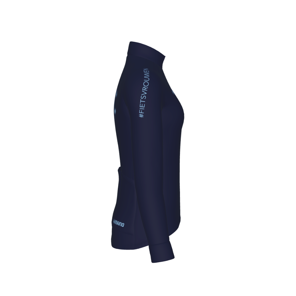 FVC ENDURANCE THERMISCH SHIRT LANGE MOUWEN DONKERBLAUW