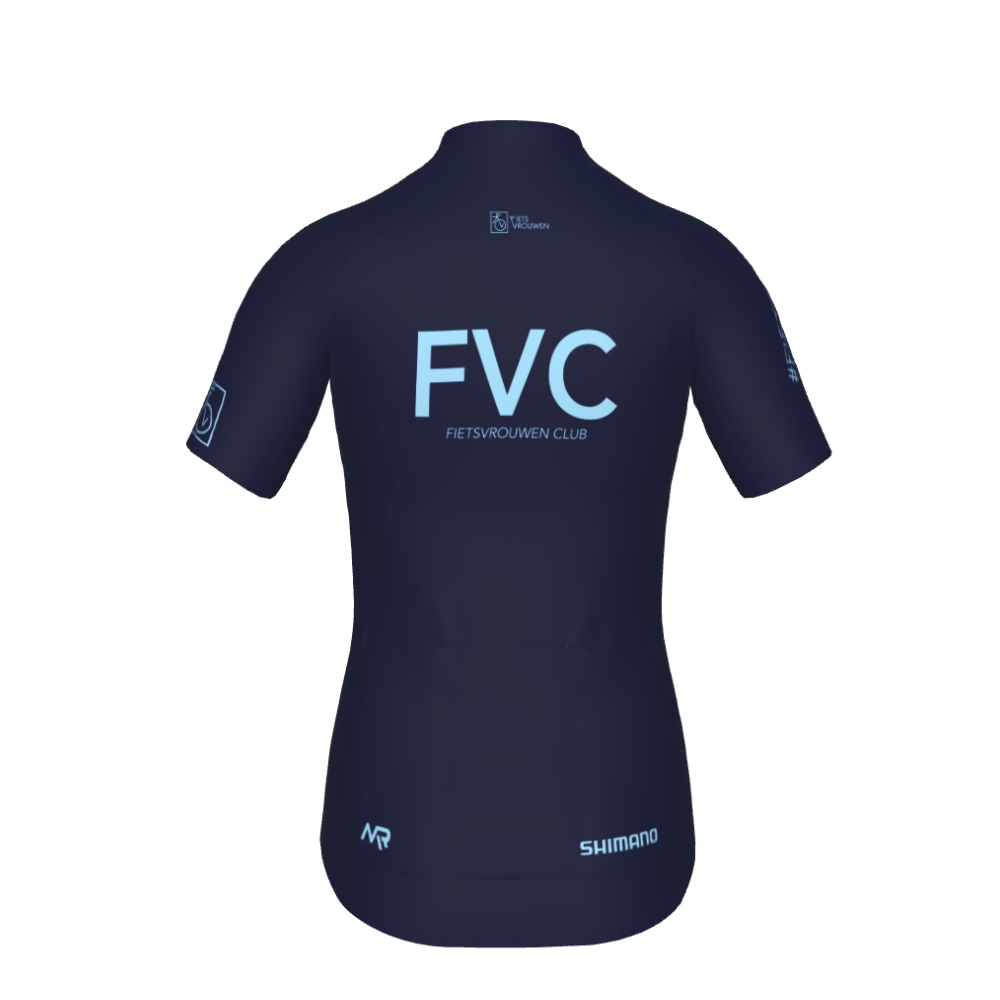 FVC RACE FIETSSHIRT DONKERBLAUW