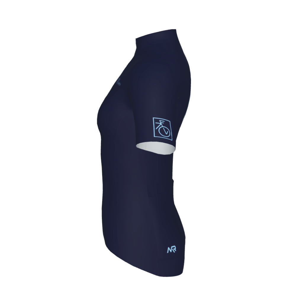 FVC RACE FIETSSHIRT DONKERBLAUW