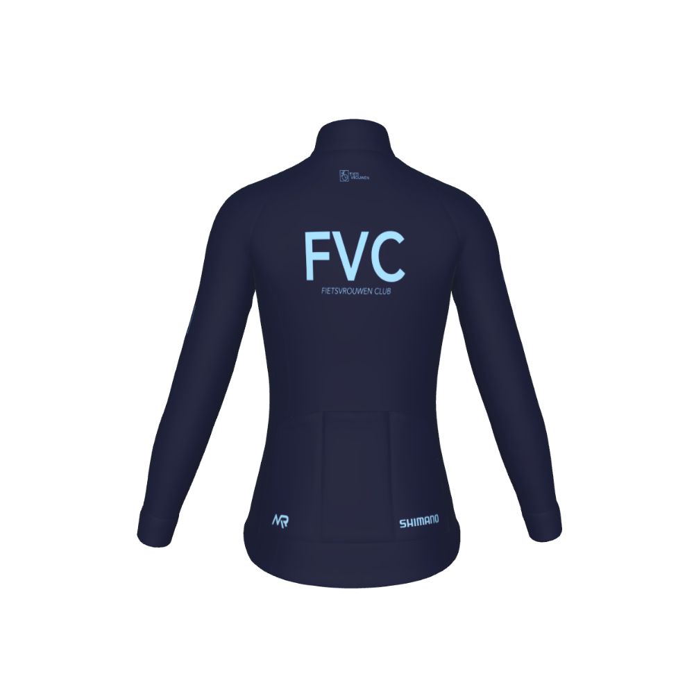 FVC ENDURANCE THERMISCH SHIRT LANGE MOUWEN DONKERBLAUW
