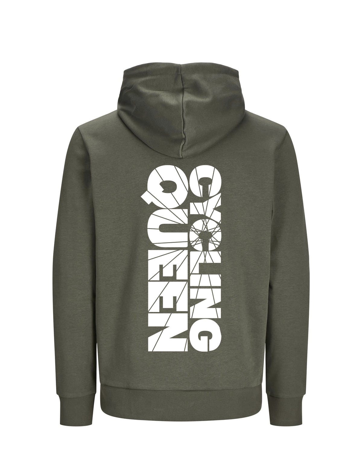 CyclingQueen - Groen Hoodie 300 g/m2