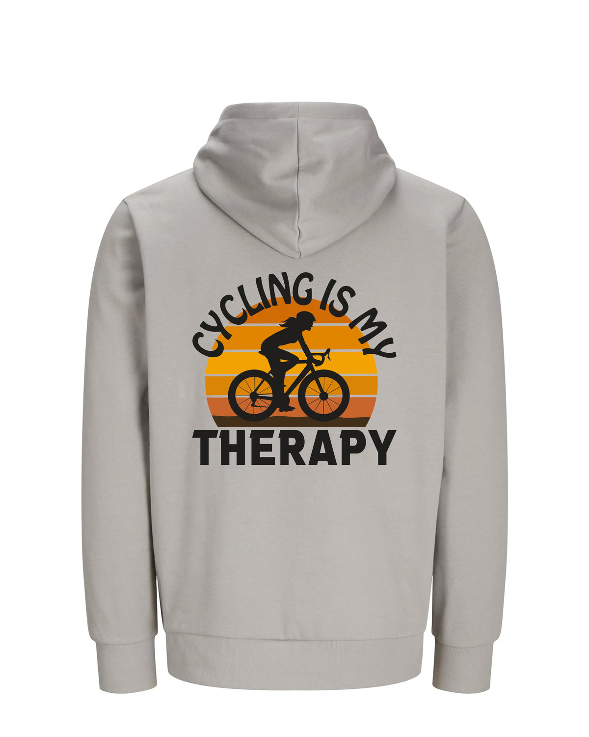 CyclingIsMyTherapy - Grijs Hoodie 300 g/m2
