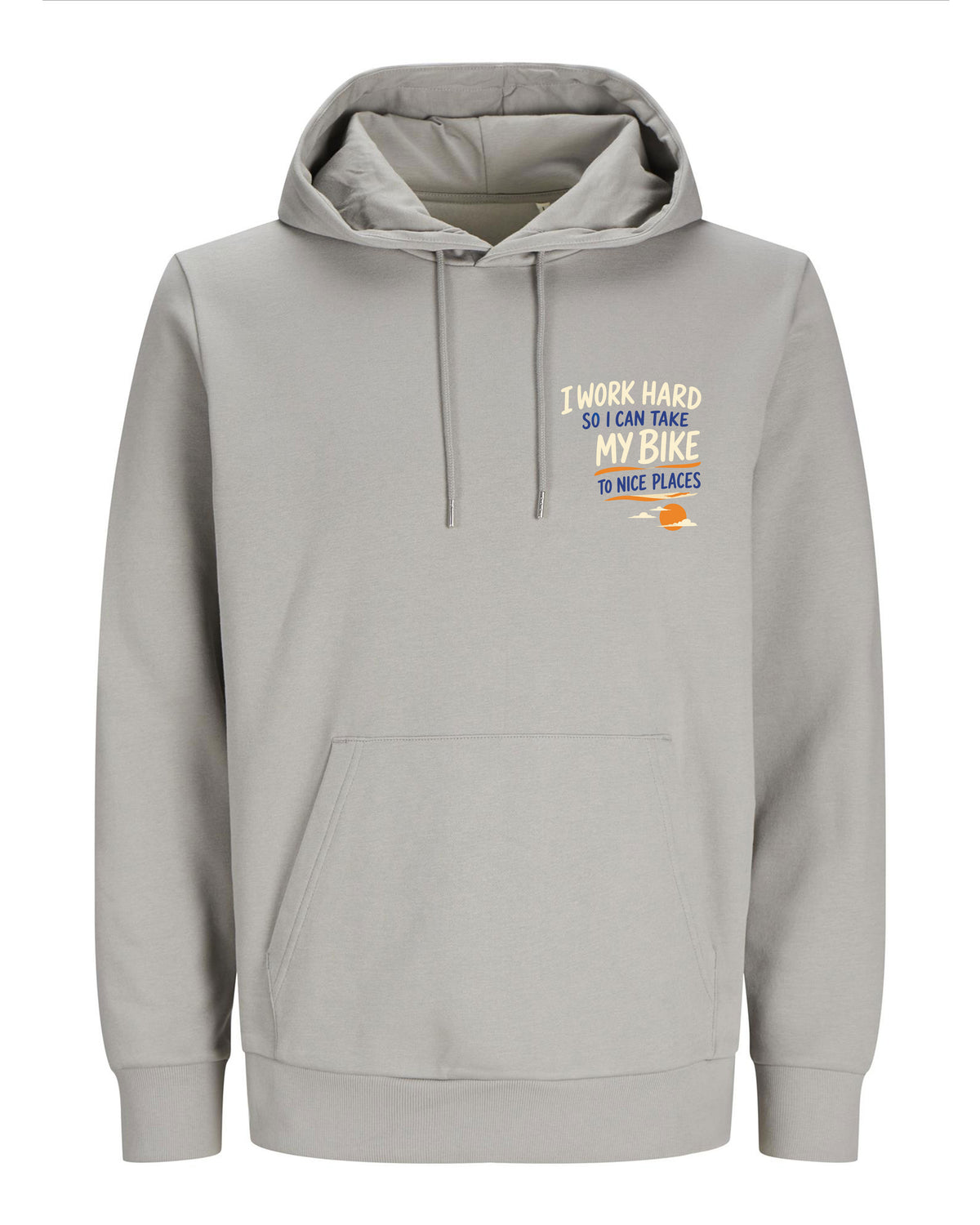 Work hard to Ride my Bike – Hoodie 300g/m - Verschillende kleuren