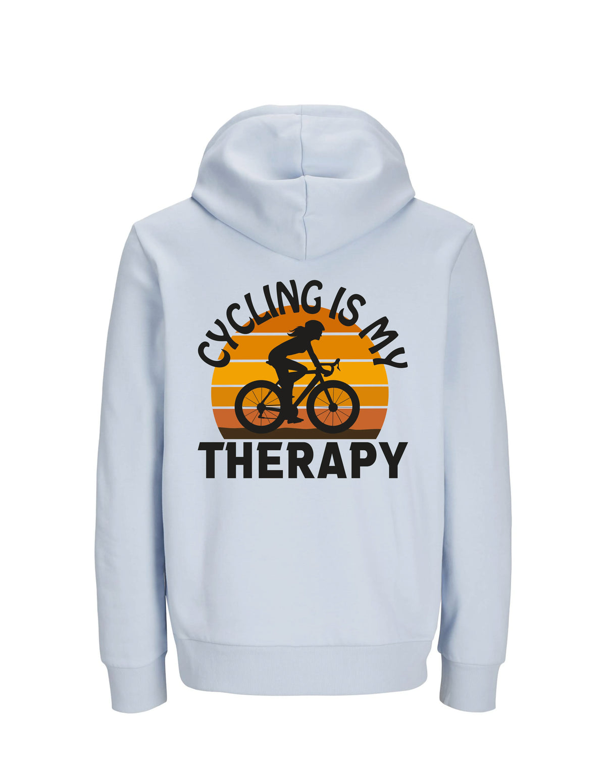 CyclingIsMyTherapy - Lichtblauw Hoodie 300 g/m2