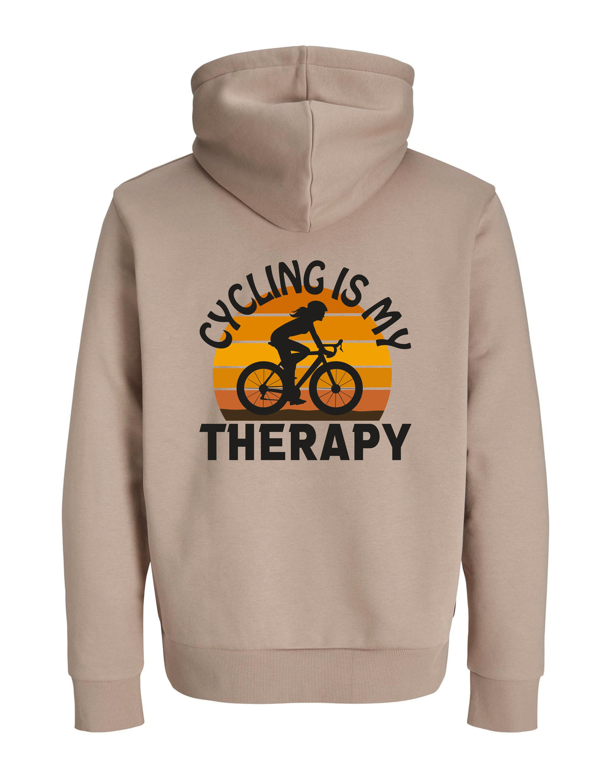 CyclingIsMyTherapy - Bruin Hoodie 400 g/m2