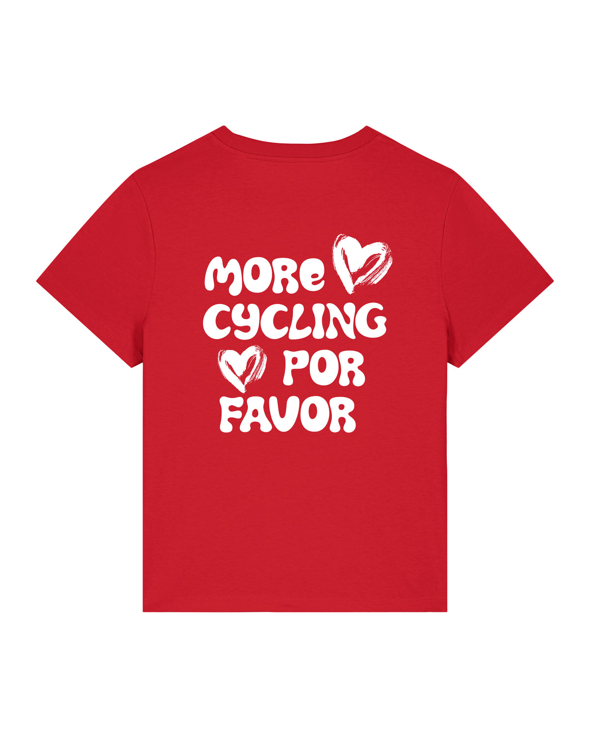 More Cycling Por Favor T-shirt Rood