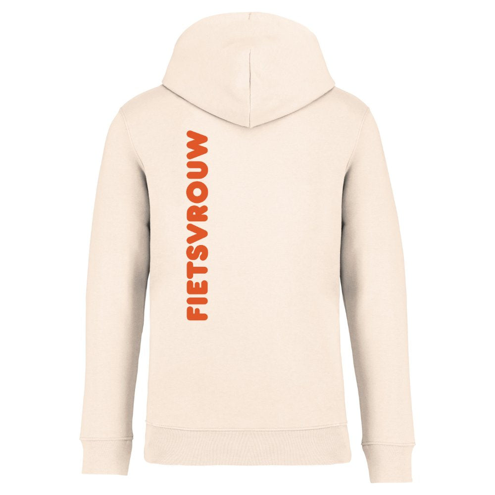 FIETSVROUW - Hoodie Beige