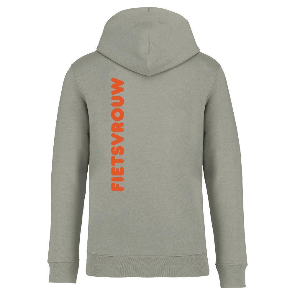 FIETSVROUW - Hoodie Groen