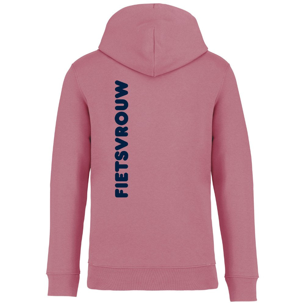 FIETSVROUW - Hoodie Roze