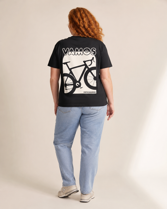 VAMOS - T-shirt - Zwart