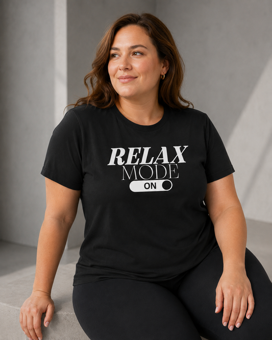 RelaxMode=ON - T-shirt - Zwart