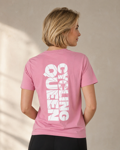 Cycling Queen - T-shirt - Roze