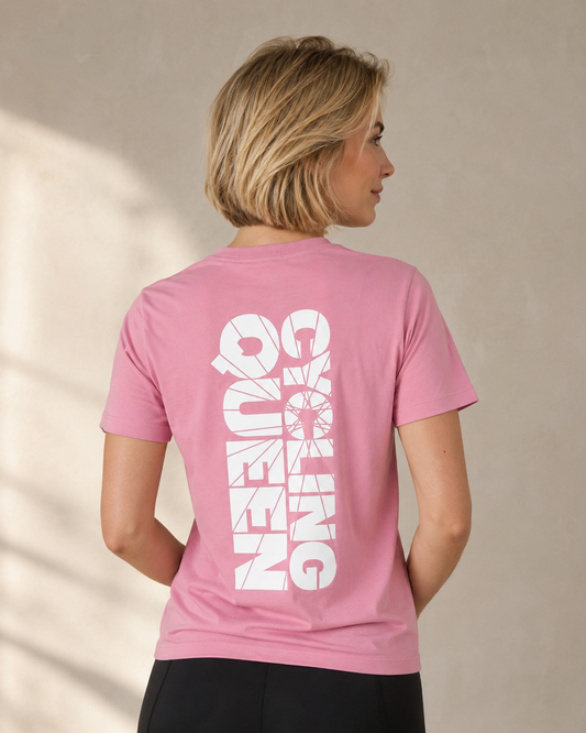 Cycling Queen - T-shirt - Roze