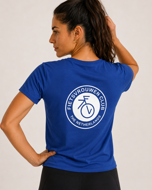 Fietsvrouw Logo – Tshirt