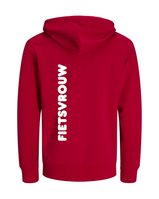 Fietsvrouw Vest - Rood