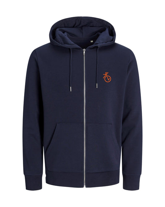 Fietsvrouw Club Logo – Vest – Donkerblauw