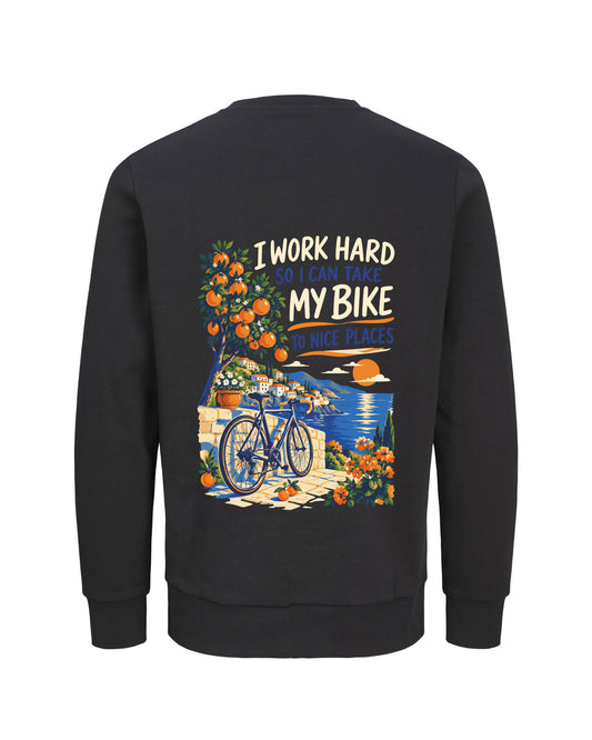 Work hard to Ride my Bike – Trui - Verschillende kleuren