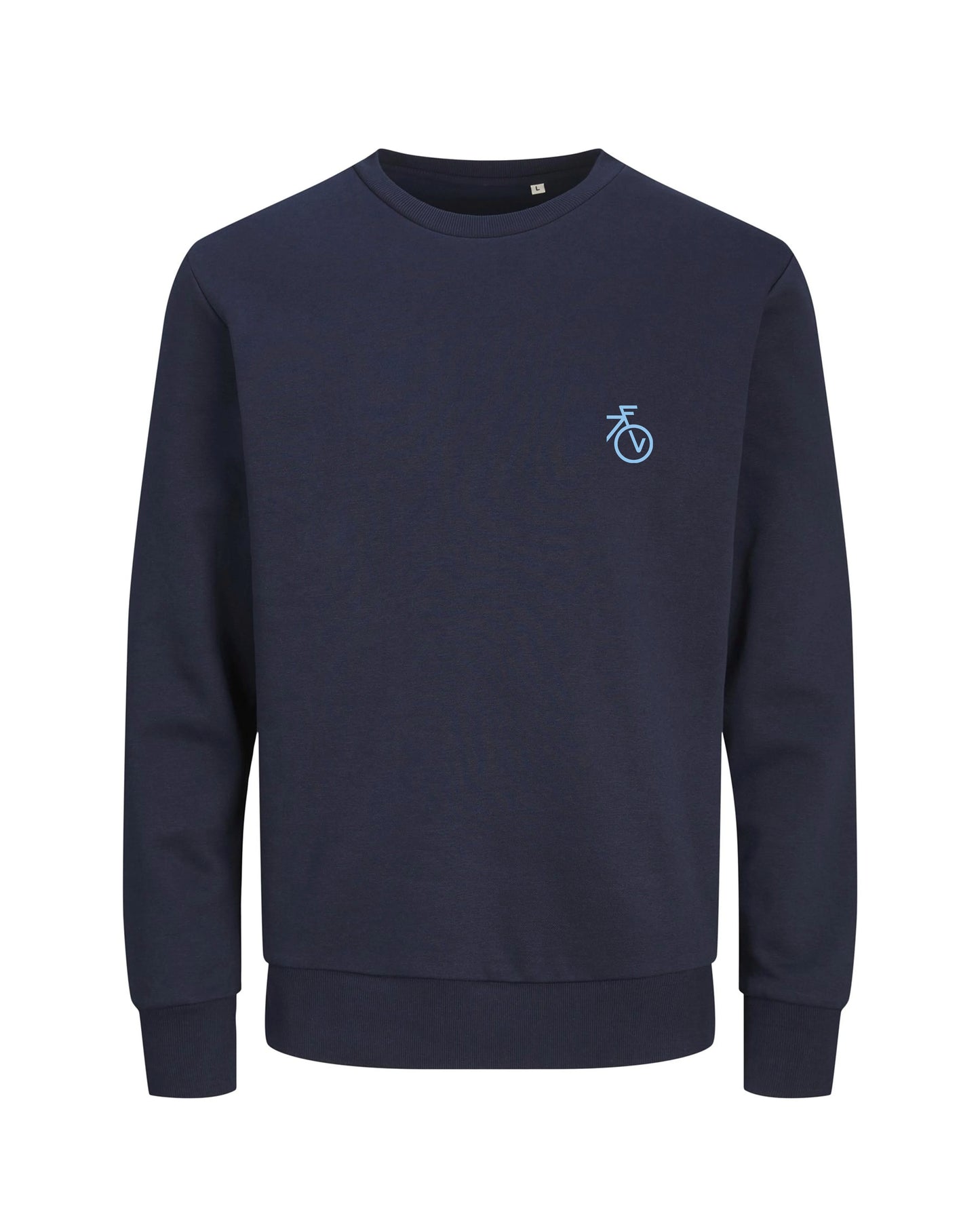 Fietsvrouw Club Logo – Trui – Donkerblauw
