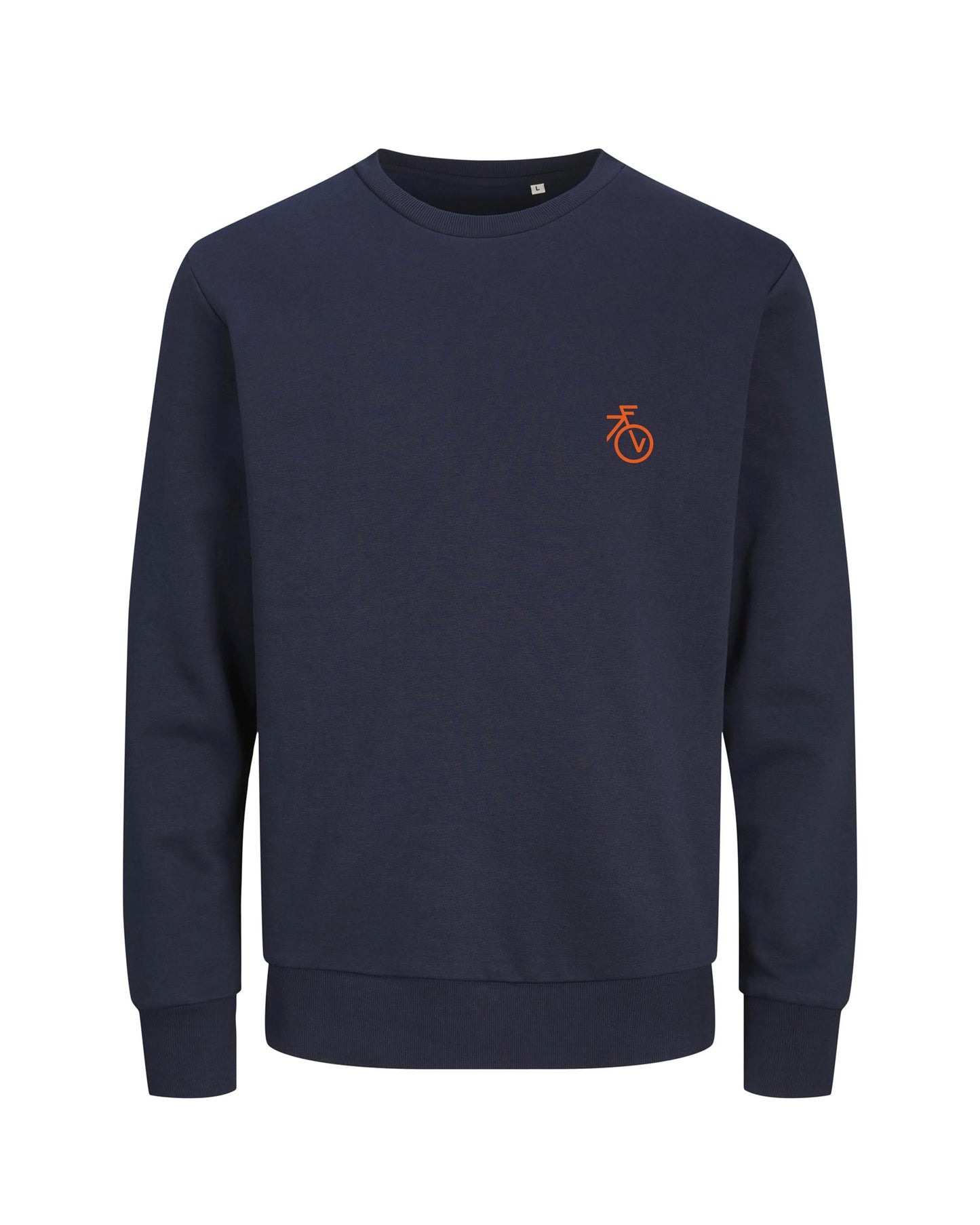 Fietsvrouw Club Logo – Trui – Donkerblauw
