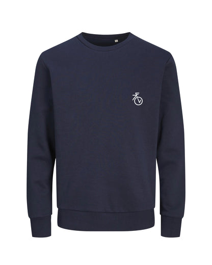 Fietsvrouw Club Logo – Trui – Donkerblauw