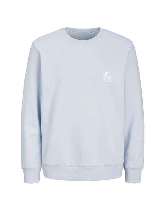 Fietsvrouw - LichtBlauw