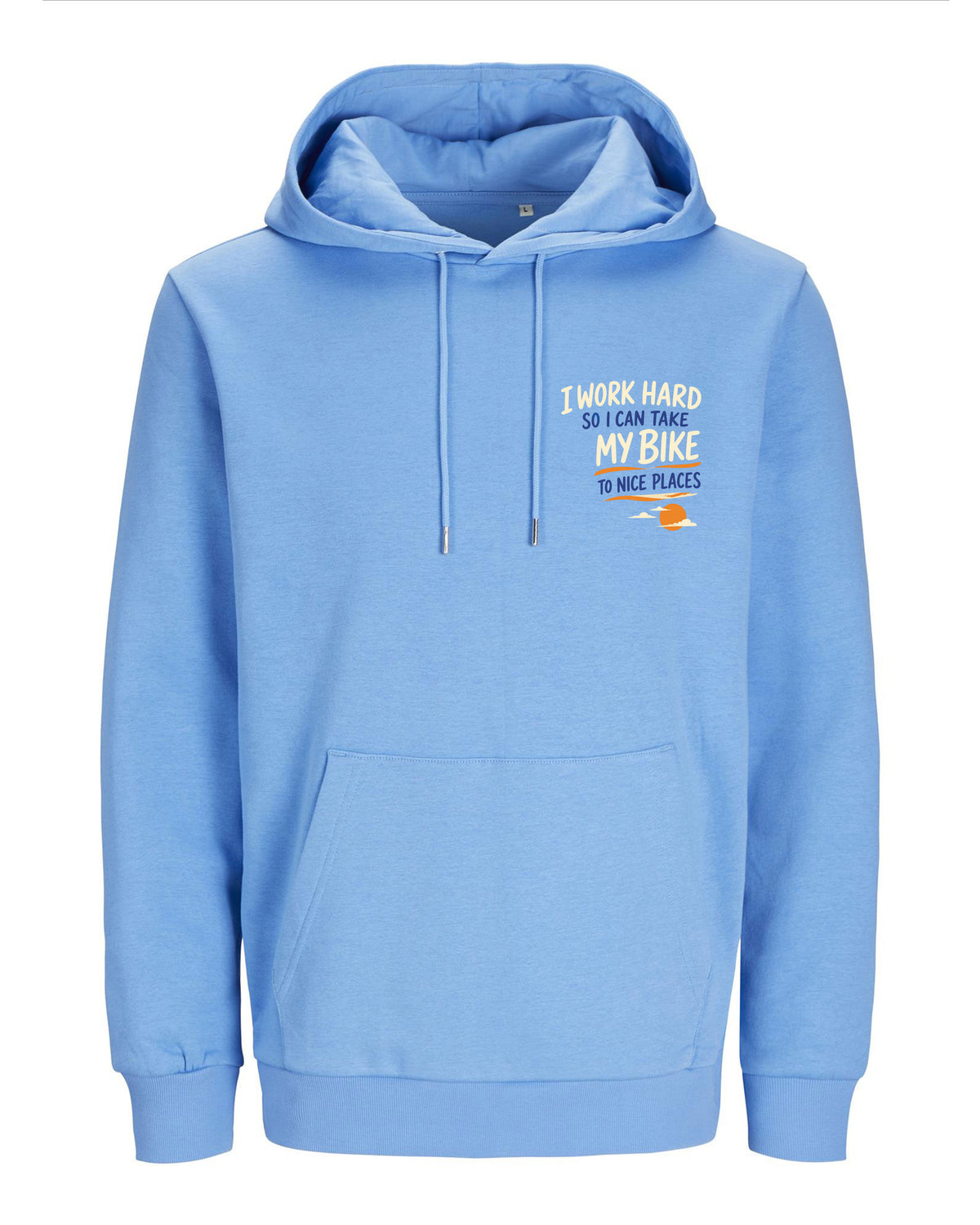 Work hard to Ride my Bike – Hoodie 300g/m - Verschillende kleuren