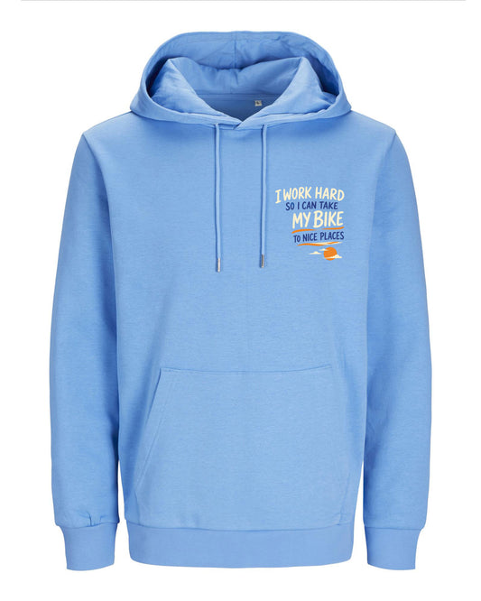 Work hard to Ride my Bike – Hoodie 300g/m - Verschillende kleuren