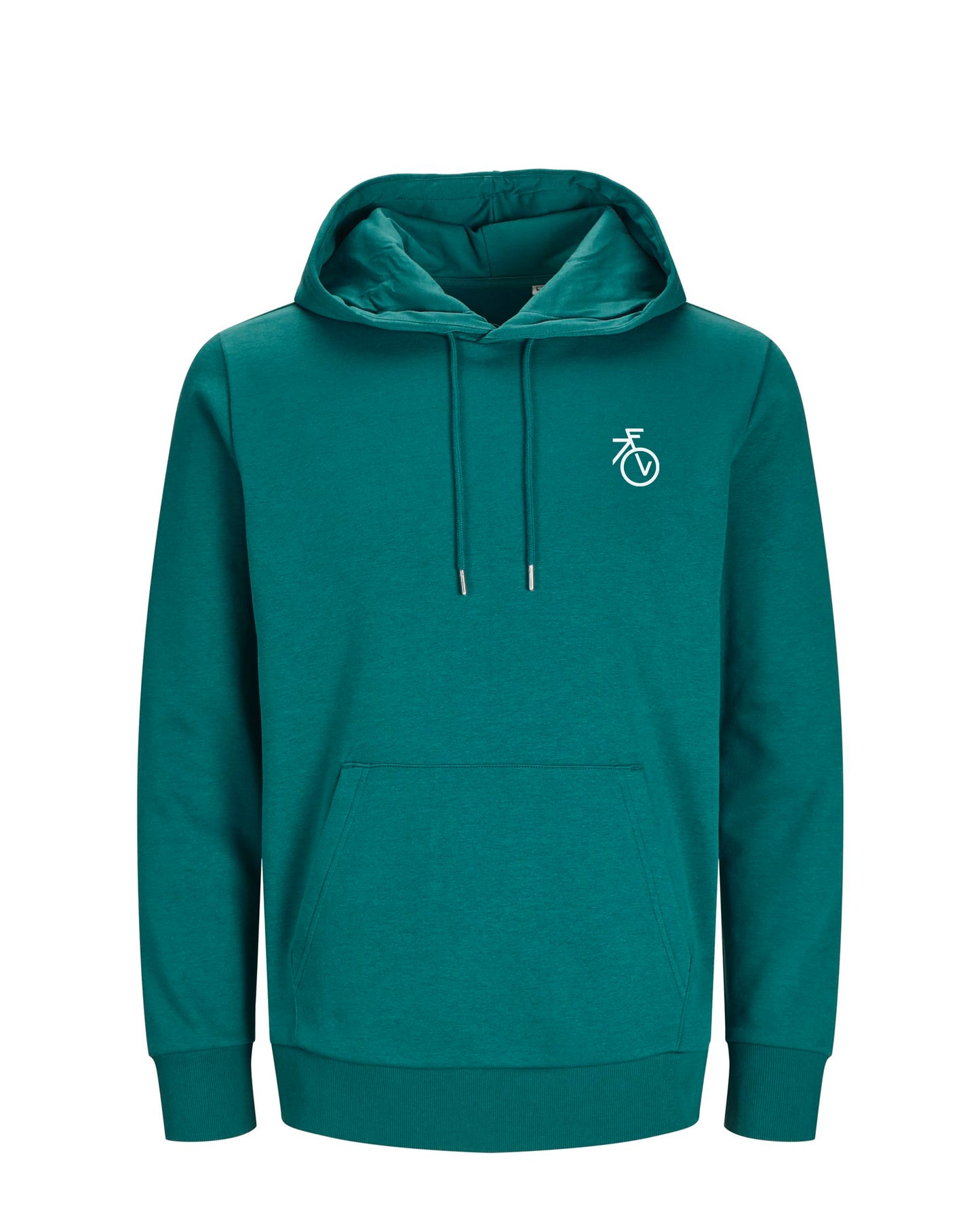 Fietsvrouw - Groen Hoodie 300 g/m2