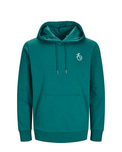 Fietsvrouw - Groen Hoodie 300 g/m2