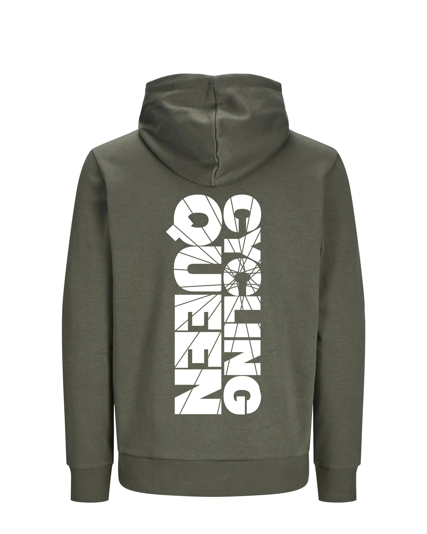 CyclingQueen - Groen Hoodie