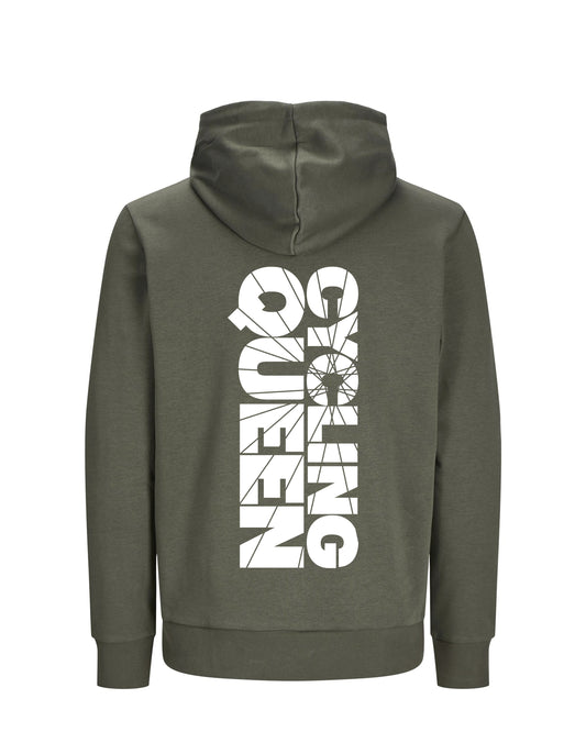 CyclingQueen - Groen Hoodie