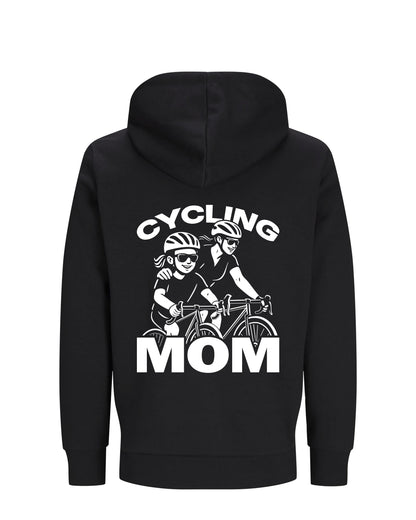 CyclingMom - Zwart Hoodie