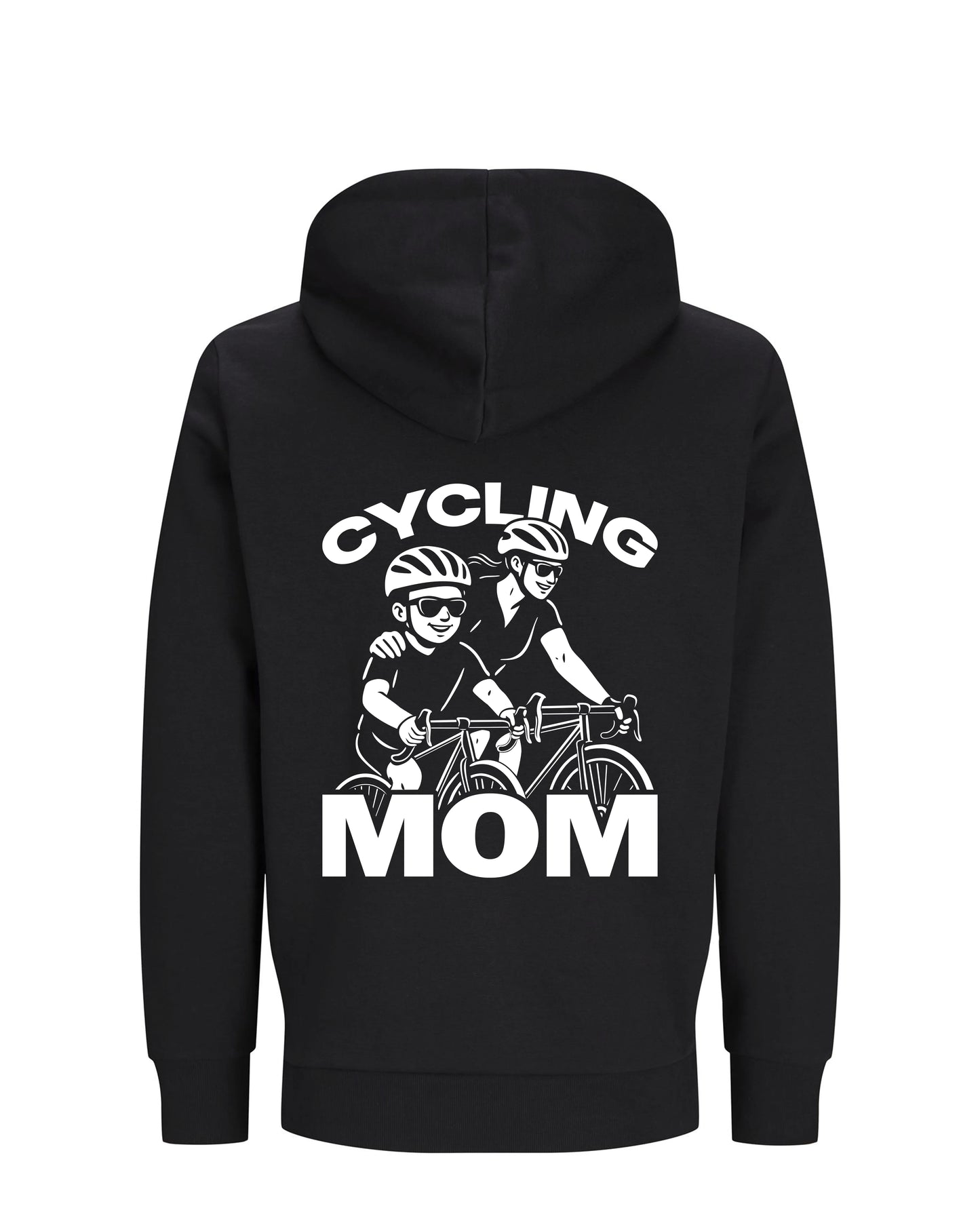 CyclingMom - Zwart Hoodie