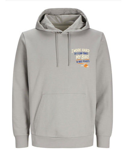 Work hard to Ride my Bike – Hoodie 300g/m - Verschillende kleuren