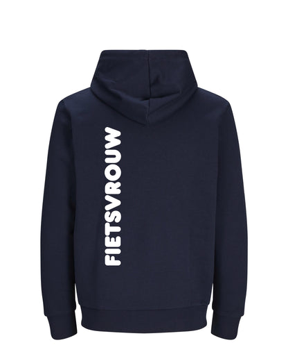 Fietsvrouw - NavyBlauw Hoodie 300 g/m2