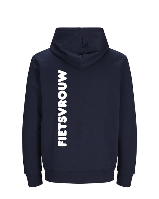Fietsvrouw - NavyBlauw Hoodie 300 g/m2