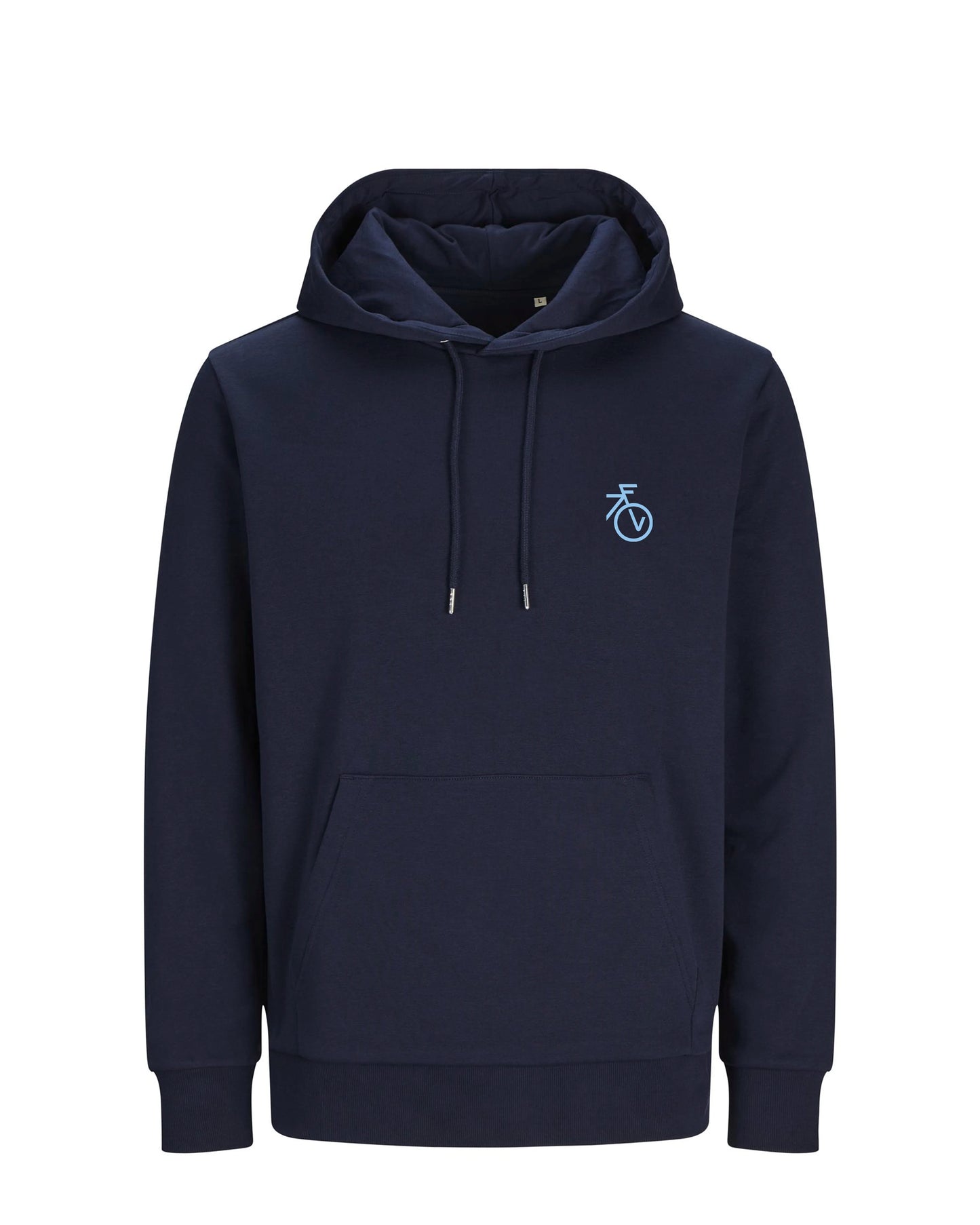 Fietsvrouw Club Logo – Zwart Hoodie 300 g/m2