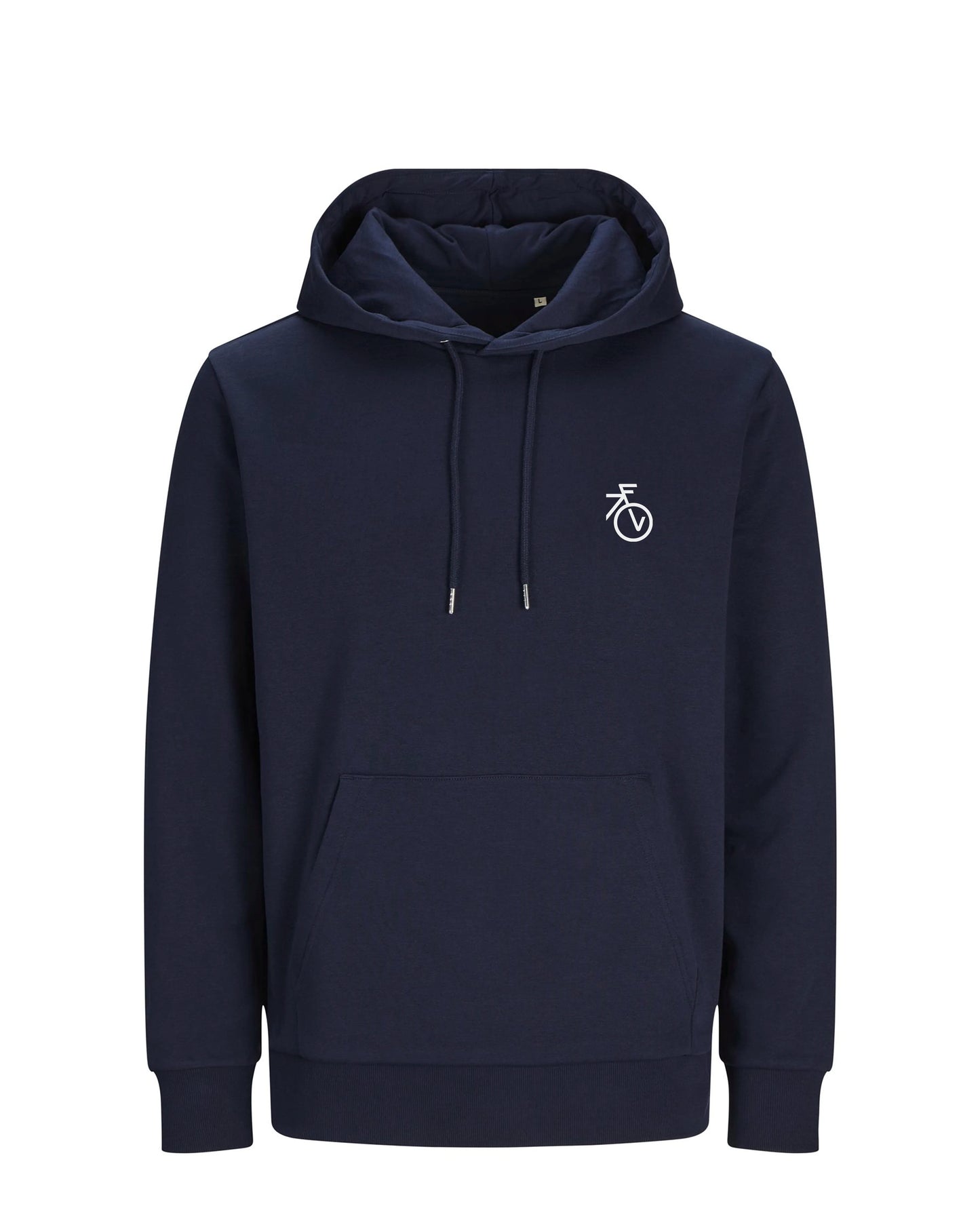 Fietsvrouw Club Logo – Zwart Hoodie 300 g/m2