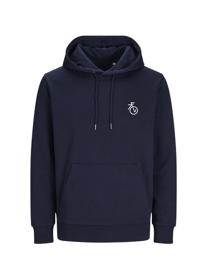 Fietsvrouw Club Logo – Zwart Hoodie 300 g/m2