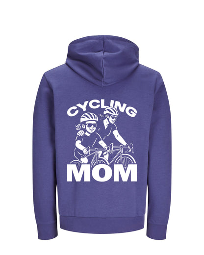 CyclingMom - Paars Hoodie