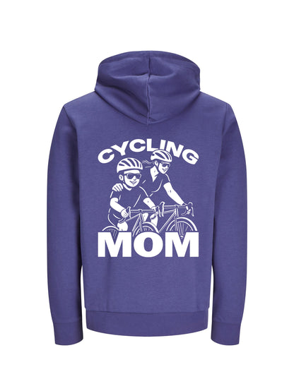 CyclingMom - Paars Hoodie