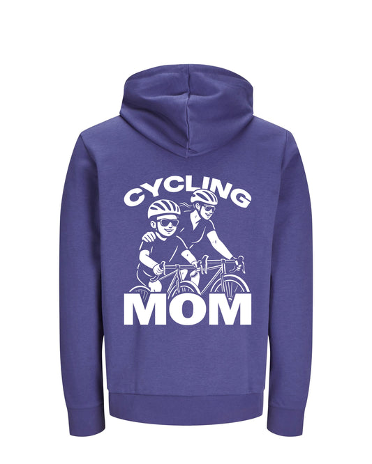 CyclingMom - Paars Hoodie