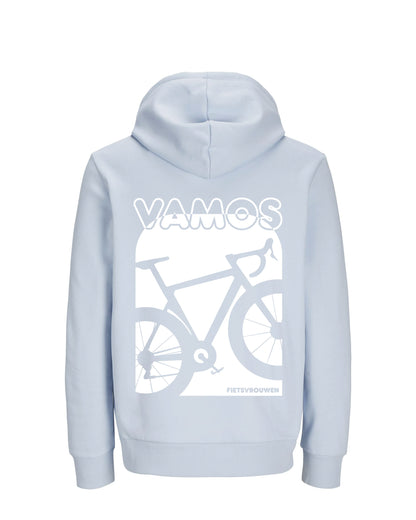 Vamos - Lichtblauw Hoodie