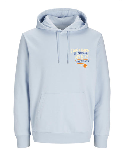 Work hard to Ride my Bike – Hoodie 300g/m - Verschillende kleuren