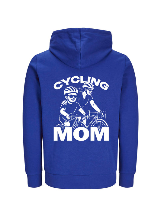 CyclingMom - Blauw Hoodie