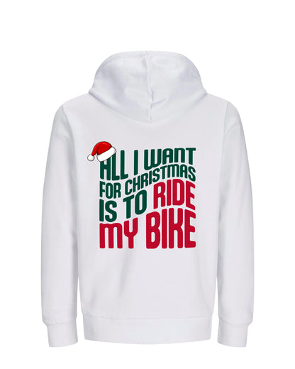 Christmas - Wit Hoodie
