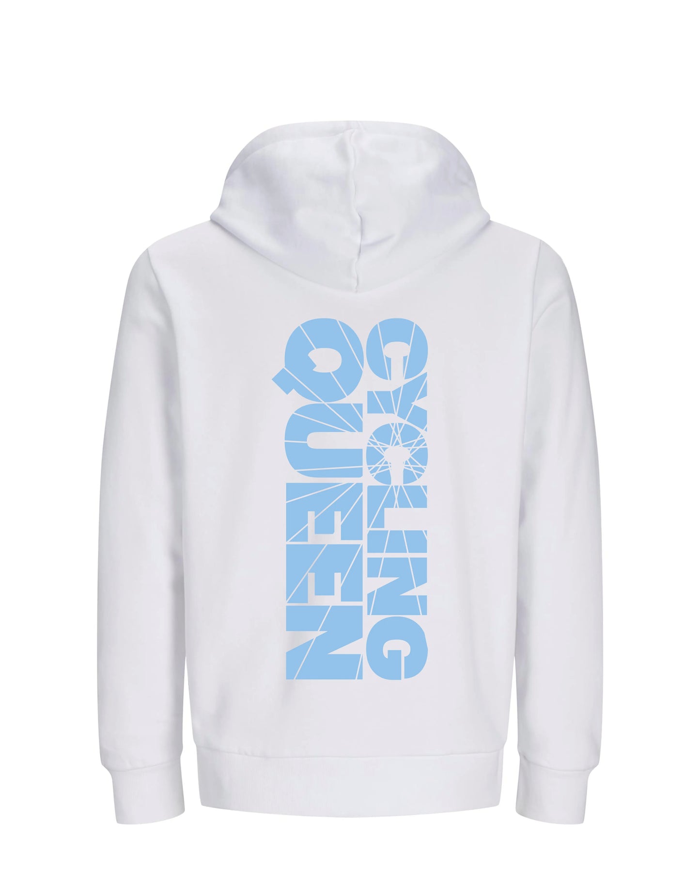 CyclingQueen - Wit Hoodie