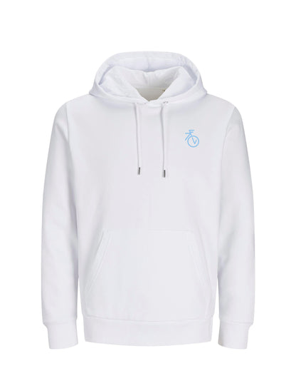 CyclingQueen - Wit Hoodie