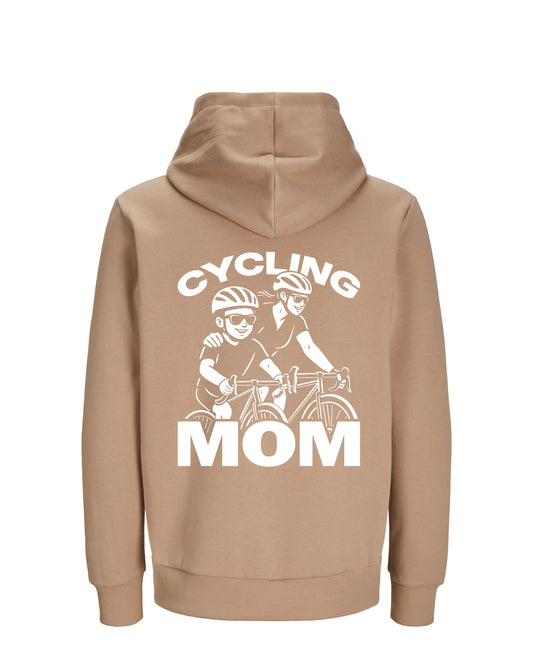 CyclingMom - Bruin Hoodie 300 g/m²